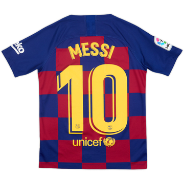 2019-20 Barcelona Home Shirt Messi #10 - 5/10 - (M.Boys)