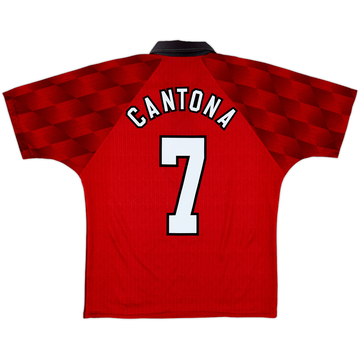 1996-98 Manchester United Home Shirt Cantona #7 - 6/10 - (M)