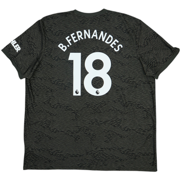 2020-21 Manchester United Away Shirt B.Fernandes #18 - 9/10 - (3XL)