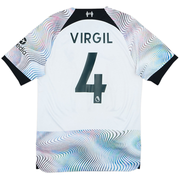 2022-23 Liverpool Away Shirt Virgil #4 - 8/10 - (S)