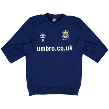 2019-20 Linfield Player Issue Umbro Sweat Top #12 - 8/10 - (M)