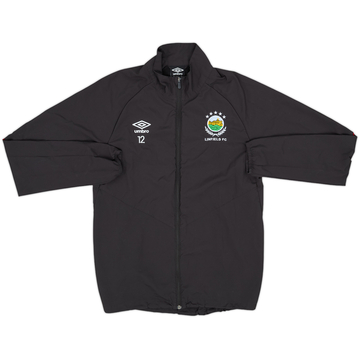 2019-20 Linfield Player Issue Umbro Track Jacket #12 - 8/10 - (M)