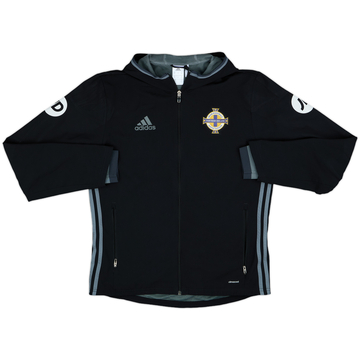 2016-17 Northern Ireland adidas Hooded Track Jacket - 8/10 - (M)