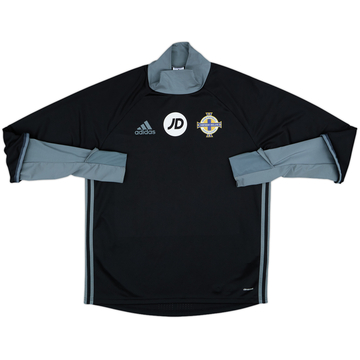 2015-16 Northern Ireland adidas Drill Top - 8/10 - (L)