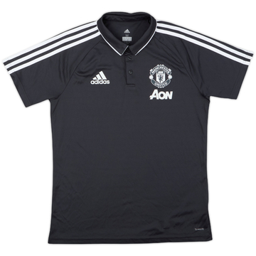 2017-18 Manchester United adidas Polo Shirt - 9/10 - (M)