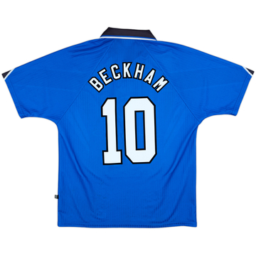1996-98 Manchester United Third Shirt Beckham #10 - 8/10 - (L)