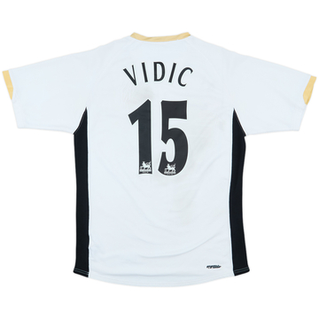 2006-08 Manchester United Away Shirt Vidic #15 - 5/10 - (M)