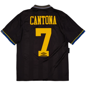 1993-95 Manchester United Away Shirt Cantona #7 - 8/10 - (S)