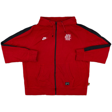 2014-15 Manchester United Nike Hooded Sweat Top - 9/10 - (XL)