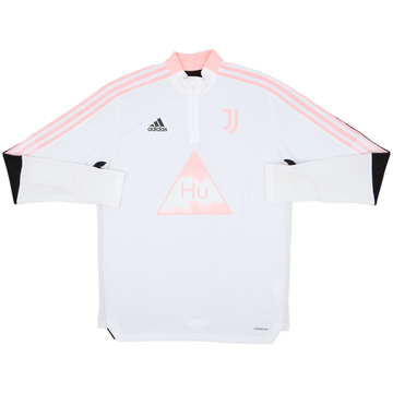 2020-21 Juventus adidas Humanrace 1/4 Zip Drill Top - 8/10 - (L)