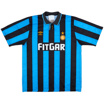 1991-92 Inter Milan Home Shirt - 6/10 - (XL)