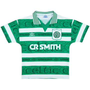 1995-97 Celtic Home Shirt - 9/10 - (Y)