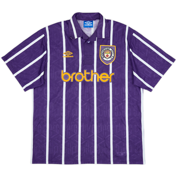 1993-94 Manchester City Away Shirt - 8/10 - (XL)
