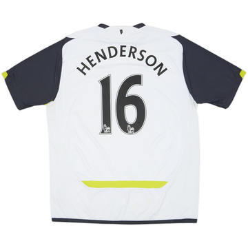 2009-10 Sunderland Away Shirt Henderson #16 - 5/10 - (XL)
