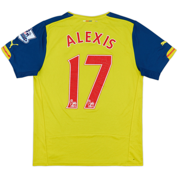 2014-15 Arsenal Away Shirt Alexis #17 - 5/10 - (M)