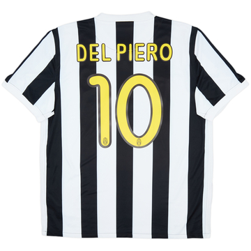 2009-10 Juventus Home Shirt Del Piero #10 - 8/10 - (L)