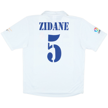 2002-03 Real Madrid Centenary Home Shirt Zidane #5 - 7/10 - (M)