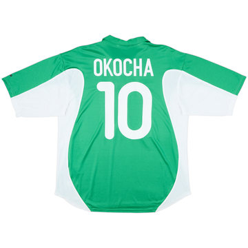 2000-01 Nigeria Home Shirt Okocha #10 - 9/10 - (L)