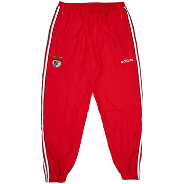 1997-98 Benfica adidas Track Pants/Bottoms - 8/10 - (L)