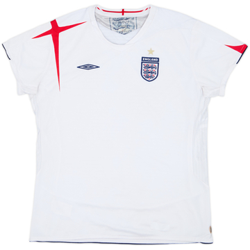 2005-07 England Home Shirt - 5/10 - (Women's L)