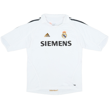 2005-06 Real Madrid Home Shirt - 4/10 - (XL.Boys)