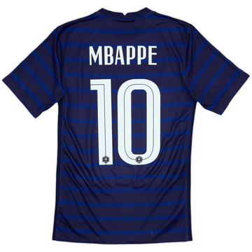 2020-21 France Home Shirt Mbappe #10 - 6/10 - (XS)