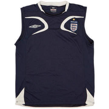 2004-06 England Umbro Training Vest - 7/10 - (L)