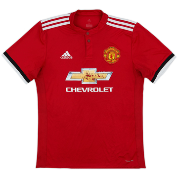 2017-18 Manchester United Home Shirt - 4/10 - (M)