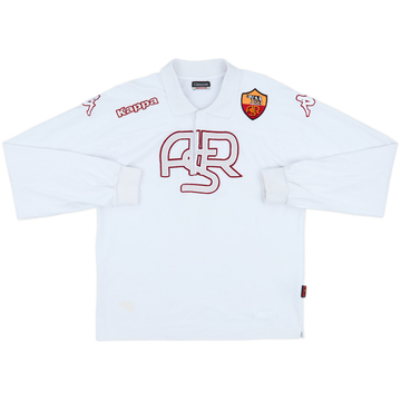 2009-10 Roma Kappa Polo L/S Shirt - 6/10 - (M)