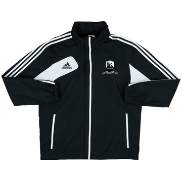 2012-13 Swansea adidas Hooded Rain Jacket - 8/10 - (L/XL)