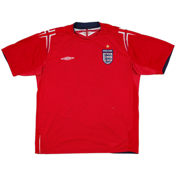 2004-06 England Away Shirt - 5/10 - (XL)