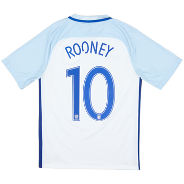 2016-17 England Home Shirt Rooney #10 - 7/10 - (S)