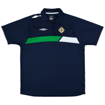 2006-08 Northern Ireland Umbro 1/4 Zip Polo Shirt - 8/10 - (XXL)