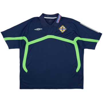 2004-05 Northern Ireland Umbro 1/4 Zip Polo Shirt - 6/10 - (XXL)