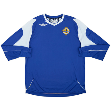 2006-08 Northern Ireland Away L/S Shirt - 7/10 - (L)