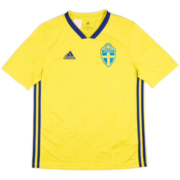 2018-20 Sweden Home Shirt - 10/10 - (XL.Boys)