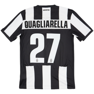 2012-13 Juventus Home Shirt Quagliarella #27 - 6/10 - (S)