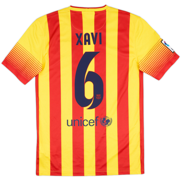2013-15 Barcelona Away Shirt Xavi #6 (S)