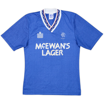 1990-92 Rangers Home Shirt - 8/10 - (L.Boys)