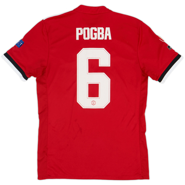 2017-18 Manchester United Home Shirt Pogba #6 - 6/10 - (S)