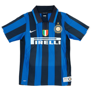 2007-08 Inter de Milán Centenario Local Camiseta - 5/10 - (S)