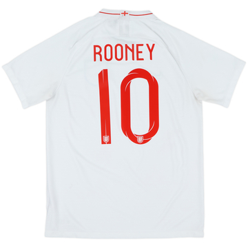 2018-19 England Home Shirt Rooney #10 - 7/10 - (L)