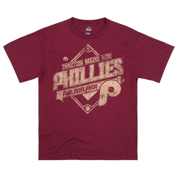2011 Philadelphia Phillies Majestic Graphic Tee M