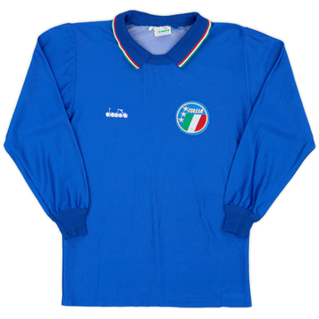 1986-90 Italy Home L/S Shirt - 7/10 - (Women's L)