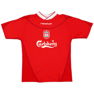 2002-04 Liverpool Home Shirt - 8/10 - (L.Boys)