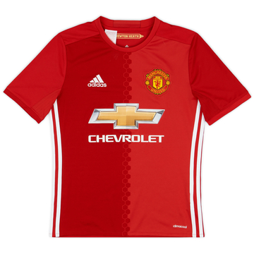 2016-17 Manchester United Home Shirt - 9/10 - (L.Boys)