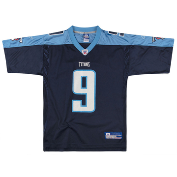 2002-04 Tennessee Titans McNair #9 Reebok On Field Jersey (Home) M