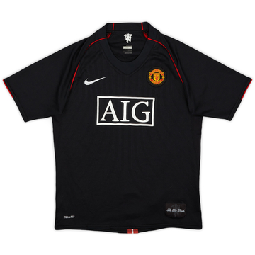 2007-08 Manchester United Away Shirt - 8/10 - (XL.Boys)