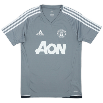 2017-18 Manchester United adizero Training Shirt - 9/10 - (S)