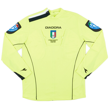 2007-08 Italy Diadora Referee L/S Shirt - 9/10 - (M)